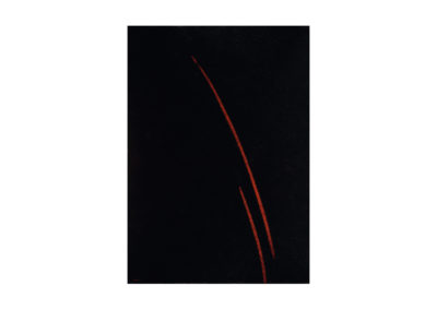 nº 166 La noche del cometa rojo 2007 Técnica mixta sobre lienzo 350x250 cm