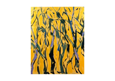 Árboles en la tarde 1988 Acrílico sobre lienzo 230x190 cm Fundación Caixa Galicia