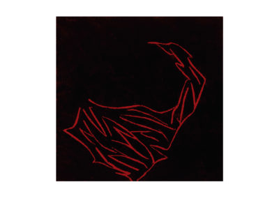 Orgullosa ave de corral 1994 Tecnica mixta sobre lienzo 150x150cm Col Particular